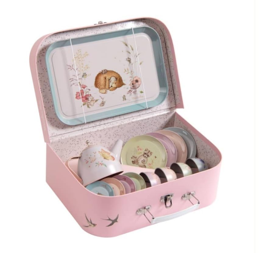 Amazon.com: Moulin Roty Suitcase - Tea Party Set -The Rosalies